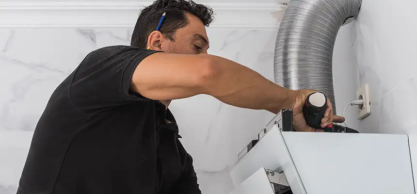 Precision In-wall Dryer Vent Cleaning & Rerouting Corrections in Palo Alto, CA